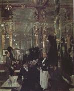 Sir William Orpen The Cafe Royal in London (nn03) oil on canvas